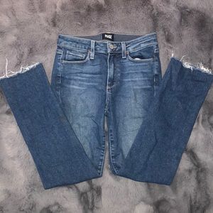 Paige straight cut jeans